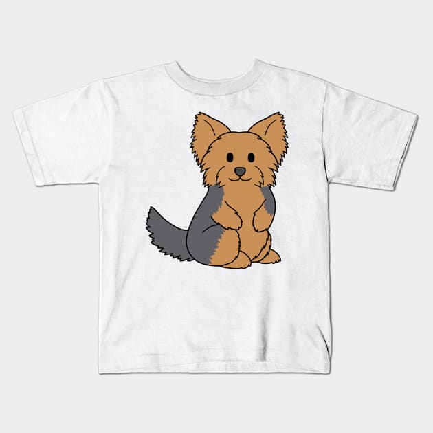 Yorkshire Terrier Kids T-Shirt by BiscuitSnack